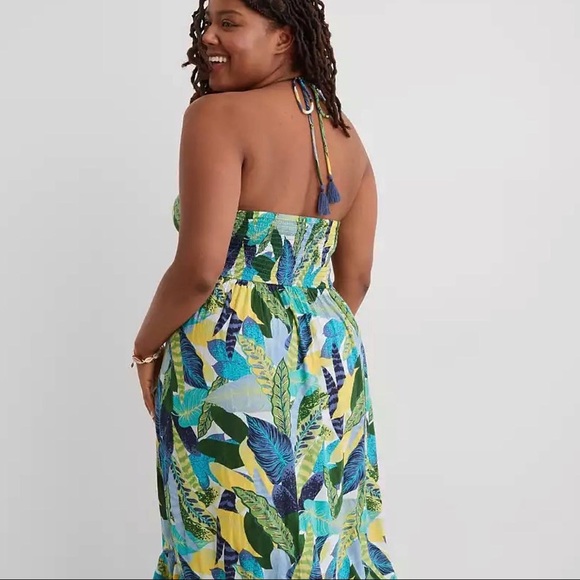 AERIE | Halter Beach Maxi Sundress - Picture 4 of 9